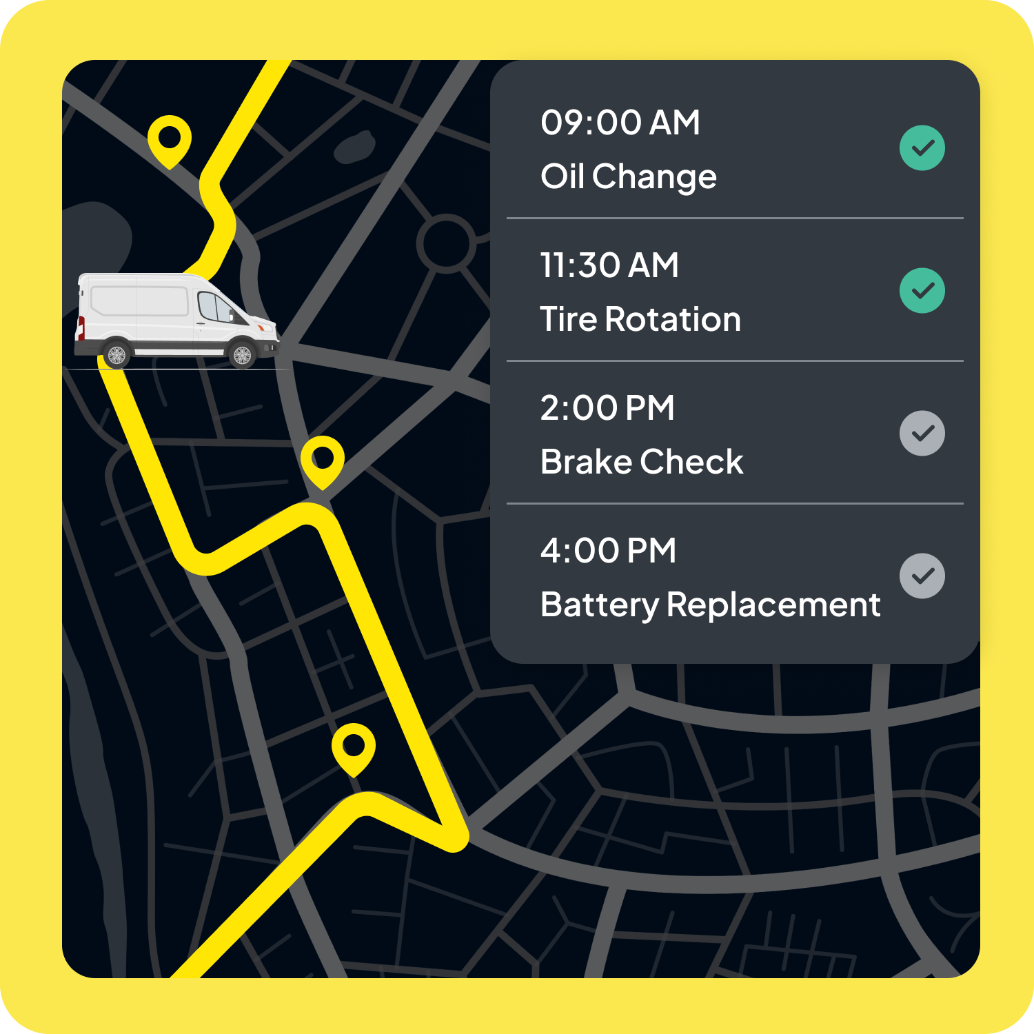 Turn Drive Time  into Service Time